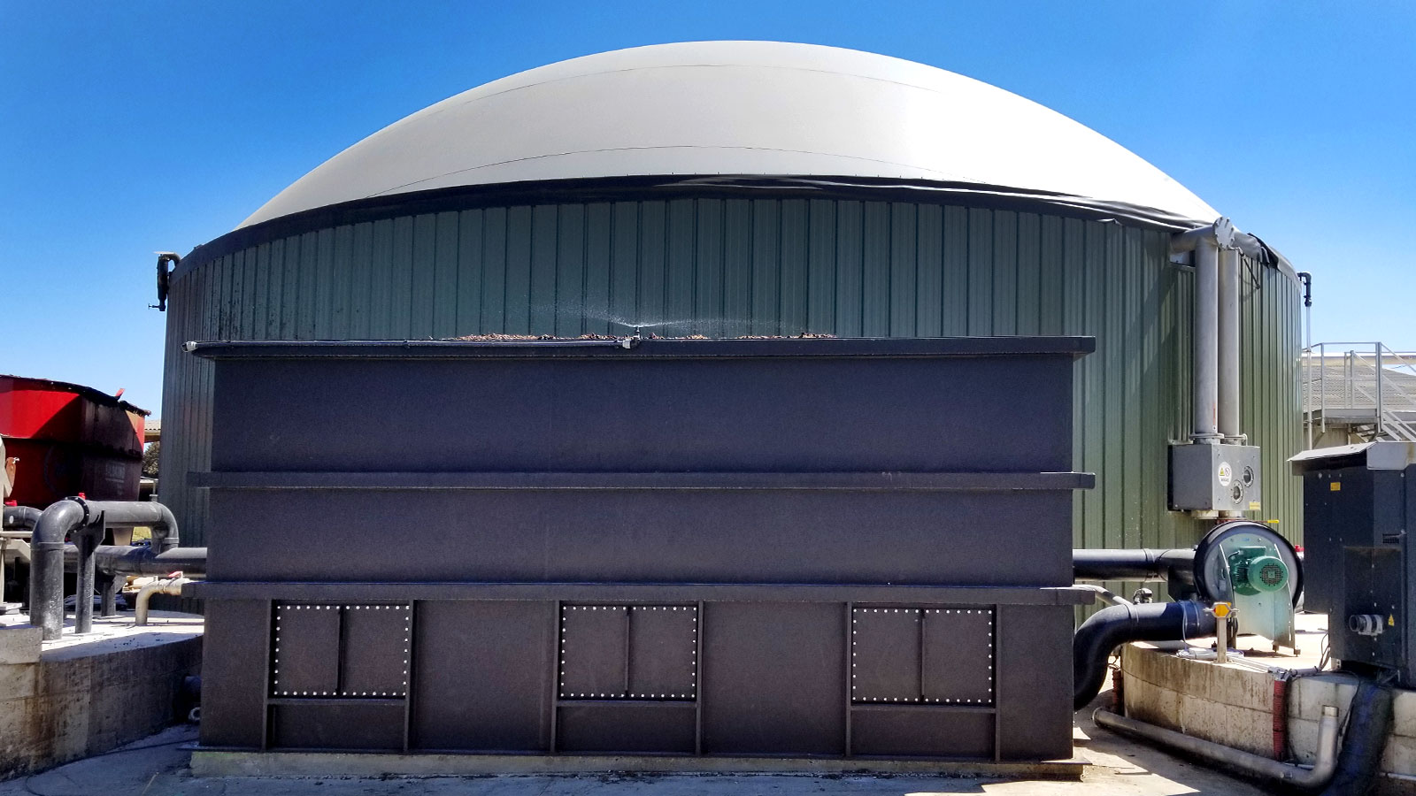 Installation et mise en service d’une unité de traitement d’air sur une installation de méthanisation